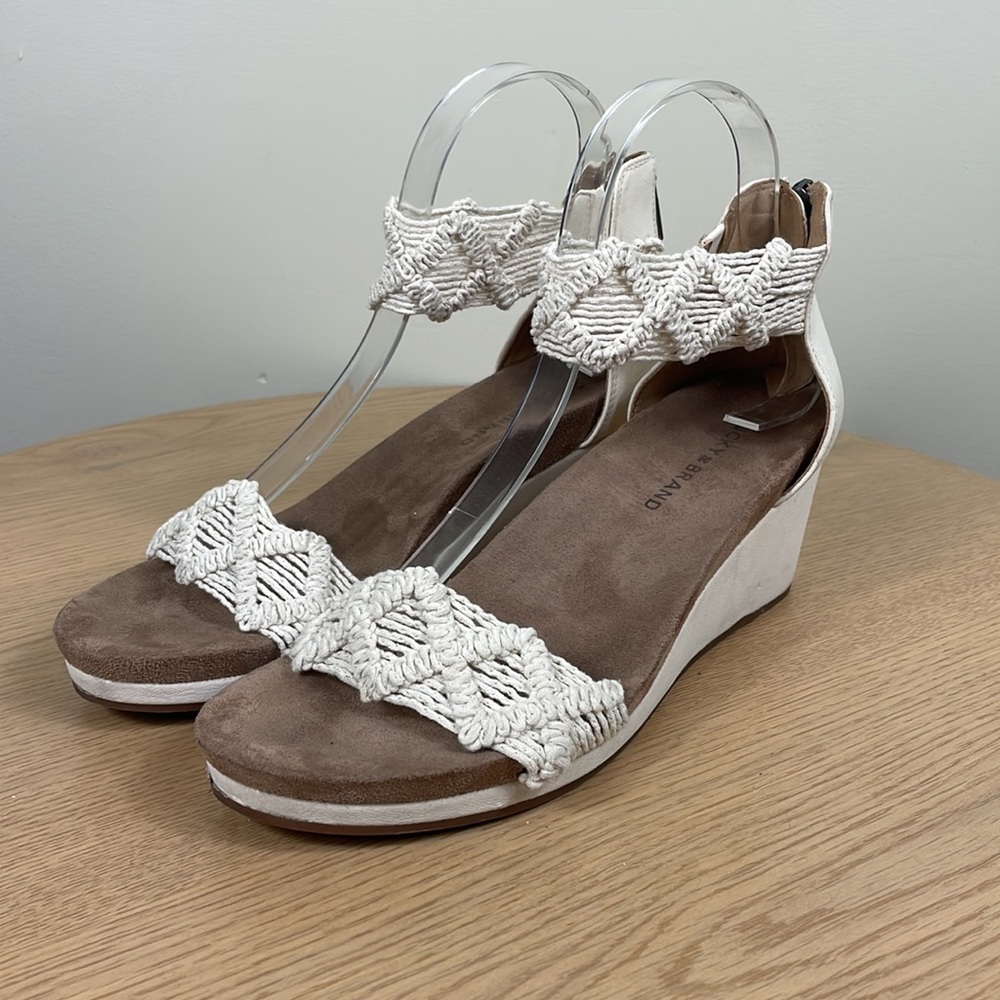 Lucky Brand White Wedges
